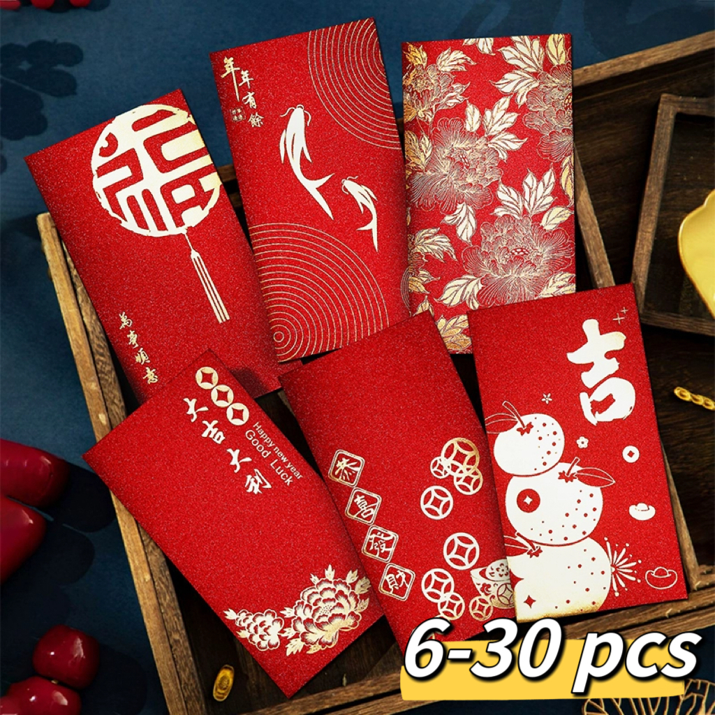 ซองแดง 2025 ซองเงินงู ปีอังเปา ตรุษจีนอังโปะ CNY Angpau Fu Lucky ยาวแพ็คเก็ตเงินขนาดใหญ่ที่กําหนดเองปรับแต่งโลโก้การพิมพ์อังเปาที่กําหนดเอง Red Packet 2025 Snake Year Money Envelope Angpao Chinese New Year Angpow CNY Angpau Fu Lucky Long Big Size Money