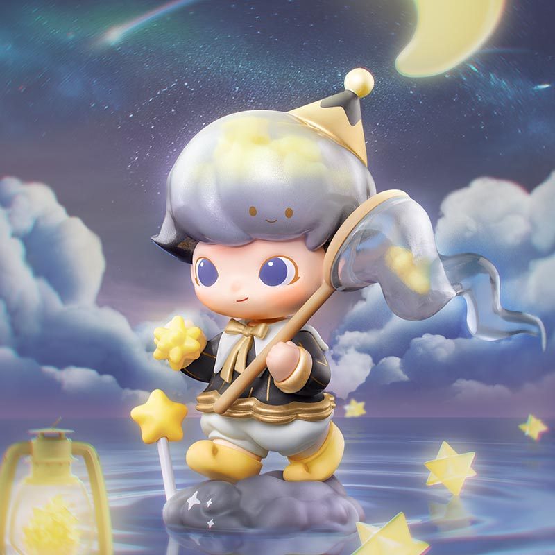 Popmart DIMOO Dreams และ Dreams Series ตัวเลขกล่องตาบอดน่ารักของเล่นของขวัญแนวโน้มเครื่องประดับ