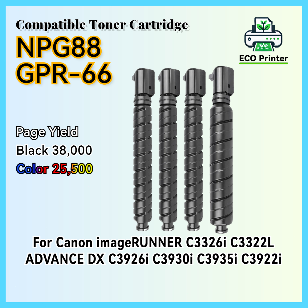 NPG88/GPR66 ตลับหมึกสําหรับ Canon imageRUNNER C3326i C3322L ADVANCE DX C3926i C3930i C3935i C3922i