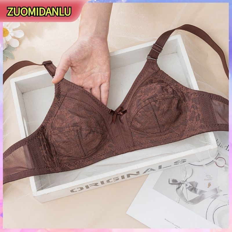 【ZUOMIDANLU】·ยกทรงไร้โครงไร้ใยสังเคราะห์ | ใส่สบายโปร่งโล่ง | ลูกไม้เรื่อวเร้าใจ | ผ้านิ่ม | ไซส์