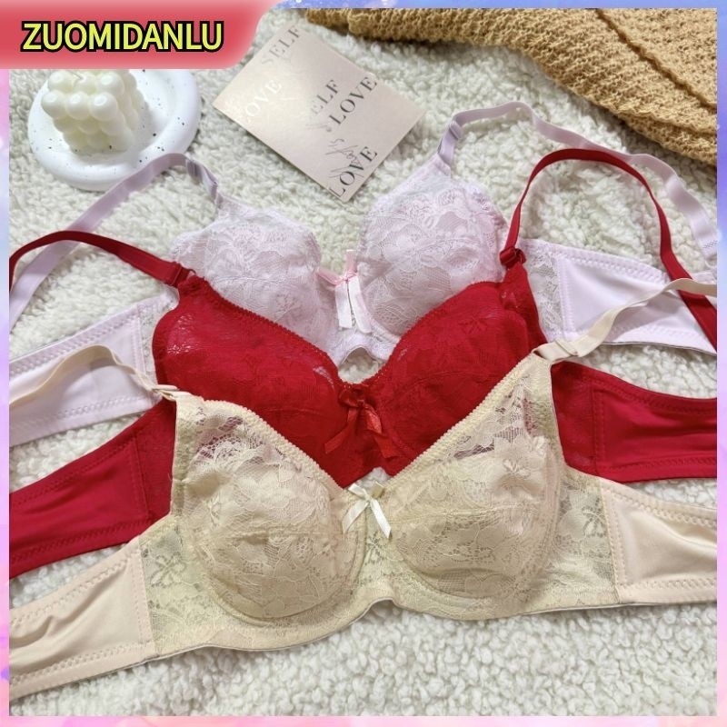 【ZUOMIDANLU】·ยกทรงมีโครง | ใส่กระชับรับทรง | ผ้านิ่มพิเศษ | หลังแบบตะขอ | ระบายอากาศดี | ไซส์ 34-42