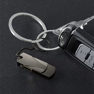 แฟลชไดรฟ์ USB ความจุขนาดใหญ่ 1GB 2GB 4GB 8GB 16GB 32GB 64GB 128GB 1TB โลหะแฟชั่นสายคล้องคอหลายสี