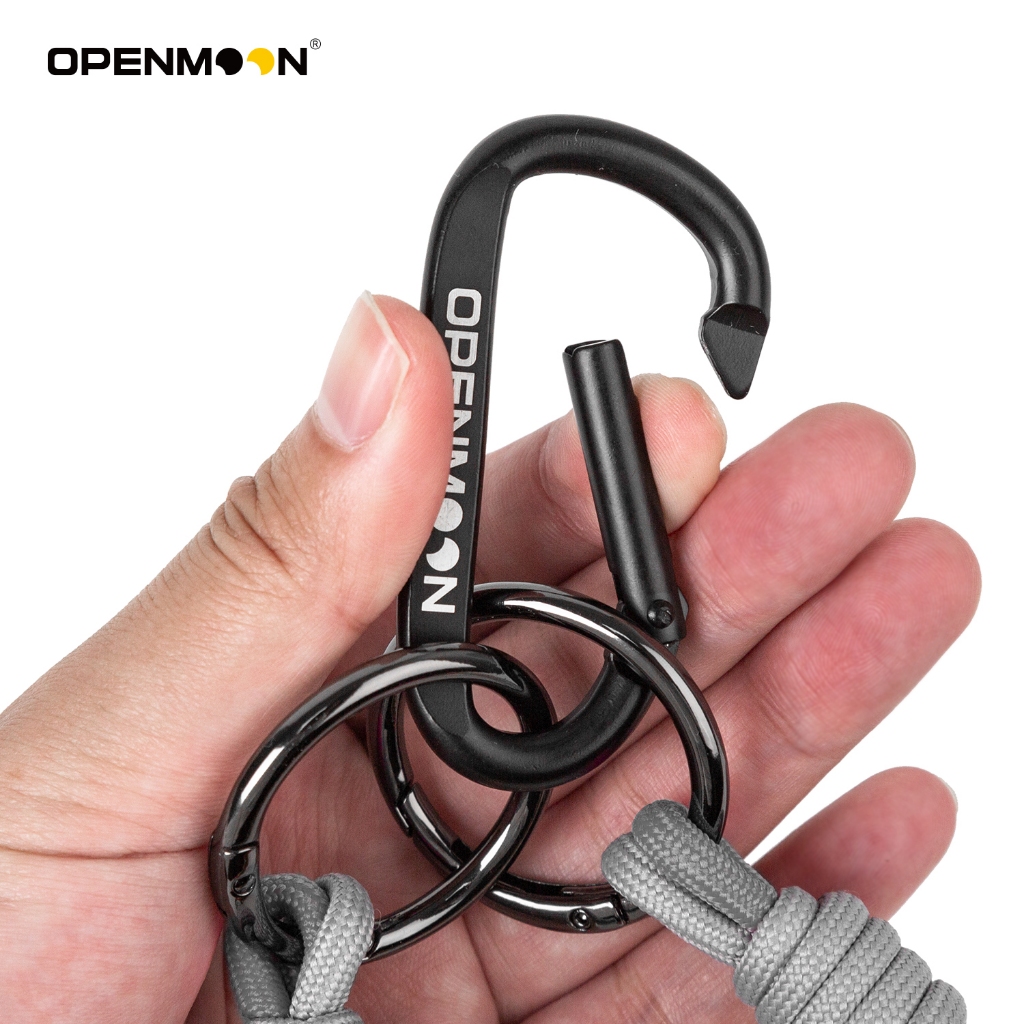 OPENMOON พวงกุญแจเชือกถัก พร้อมคลิปพวงกุญแจ สําหรับกล้อง โฟโตมิเตอร์ เรนจ์ฟินเดอร์ GoPro และอุปกรณ์อื่น ๆ (4 สี) - รูปที่ 2