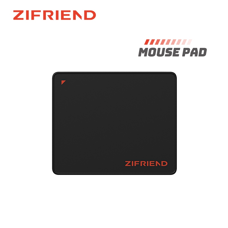 Zifriend mouse pad แผ่นรองเมาส์ยางกันลื่นเย็บขอบหนา 20mm
