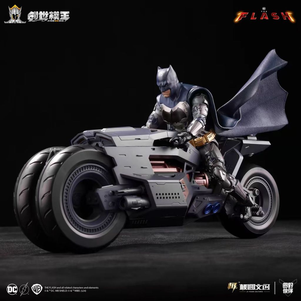 [มีในสต็อก] Modoking Toys The Flash Movie Big Ben Batman Motorcycl