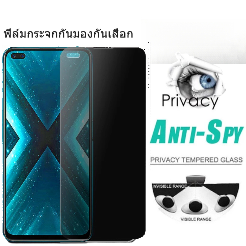 ฟิล์มกันมองข้าง HD แบบกระจกนิรภัย9H ห้ามแอบดู ปกป้องความเป็นส่วนตัวของคุณ Realme 12 12x 11 11x 10 10T 9i 9 8 5G 8i C67 C51 C53 C55 C30s C30 C33 C35 C25Y C21Y C21 C25 ความเป็นส่วนตัว Tempered