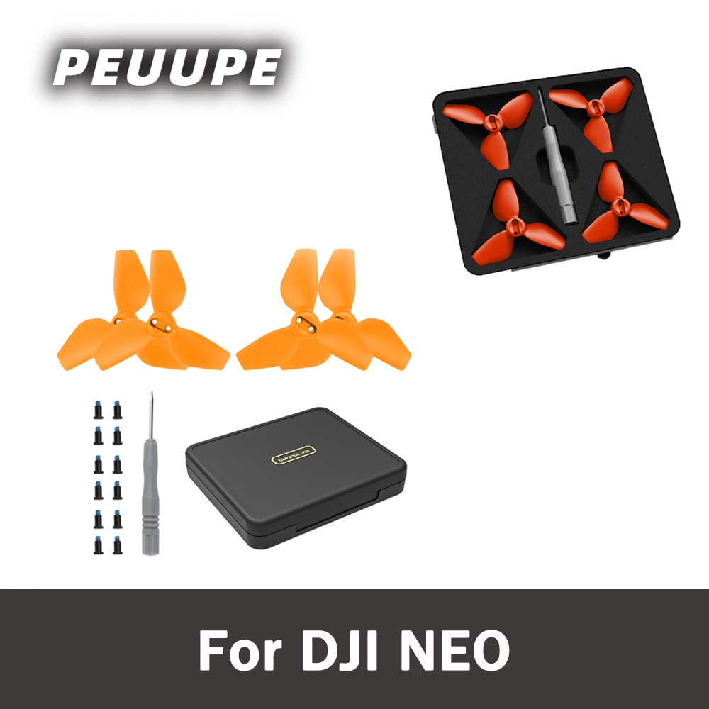 เที่ยวบินกล้องใบมีดกล่องเก็บสําหรับกล่องเก็บ DJI NEO ขนาดกะทัดรัด น้ําหนักเบา และ Anti Drop 2016S สี Paddle DJI NEO อุปกรณ์เสริม