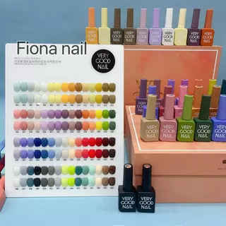 เซตสีเจล Very Good Nail 60 สี 15ml พร้อมชาร์ทโชว์ ขวดสีเดียวกับสีท็อปโคทเล็บ สีเจล ยกเซต เซตสีเจล