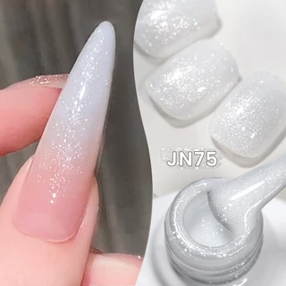 【Local】BORN PRETTY Glitter Jelly Milky White Nail Gel Polish Translucent Soak Off Nail Gel Vernis Semi Permanent Gel 10ml