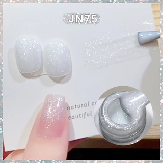 【Local】BORN PRETTY Glitter Jelly Milky White Nail Gel Polish Translucent Soak Off Nail Gel Vernis Semi Permanent Gel 10ml