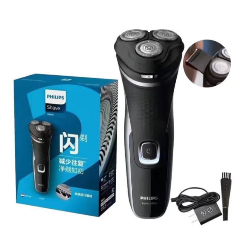 Phillips ขายดี S2305 เครื่องโกนหนวดไฟฟ้า แบบชาร์จไฟได้ ชาร์จเร็ว สําหรับผู้ชาย