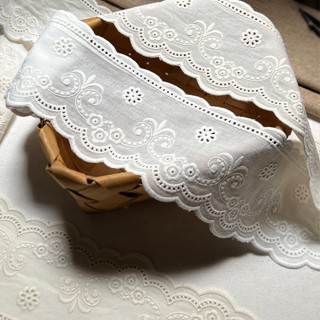 1ขนาดเย็บปักถักร้อยผ้าฝ้ายแท้ลูกไม้กว้าง10.5เซนติเมตรผ้าม่าน…