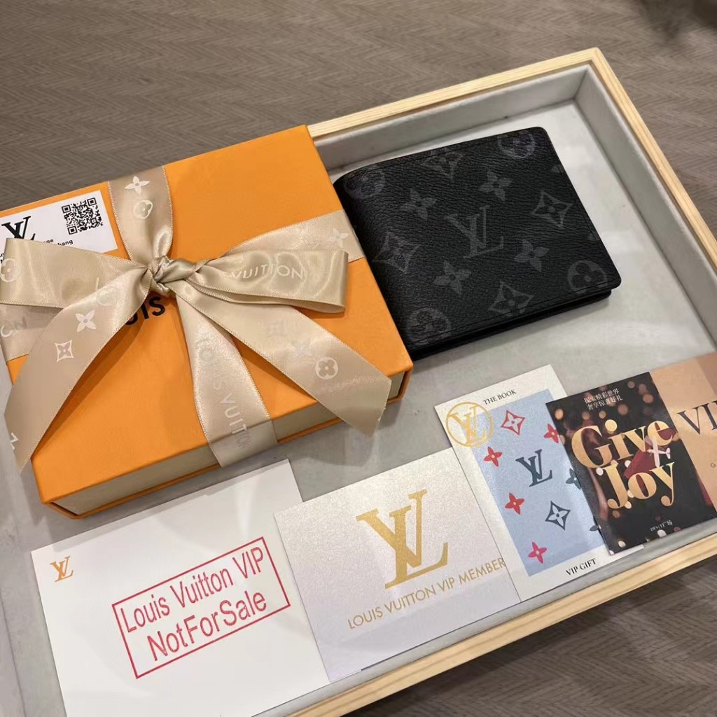 Member Vip Counter Gift Classic Mens Half Fold Wallet Card Holder