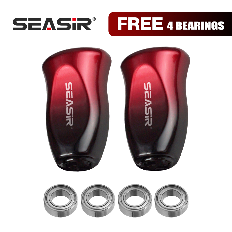 Seasir DIY Baitcasting Reel Knob Grip 4 แบริ่ง 5g 33*20 มม.ABS ตกปลา Reel อุปกรณ์เสริมดัดแปลง Grip ส