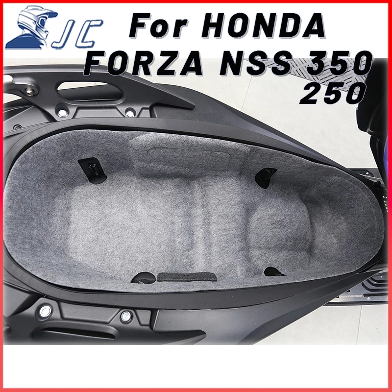 สําหรับHONDA Forza 350 300 250 NSS350 NSS250 2021-2026 กล่องเก็บรถจักรยานยนต์Felt Trunkซับที่นั่งถัง 3Dด้านหลังCargo Pro
