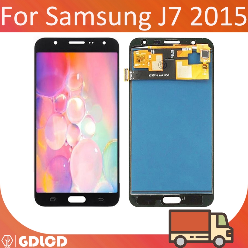 หน้าจอ Samsung Galaxy J7 2015 J700 Sm - J700F J700H J700H / Ds TFT หน้าจอแสดงผล Lcd สําหรับ