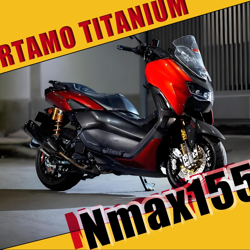 RTAMO ไทเทเนียม Gr5 Nmax Full น๊อตทั้งตัว Yamaha Nmax155 Swingarm Nut สลักเกลียวท่อ