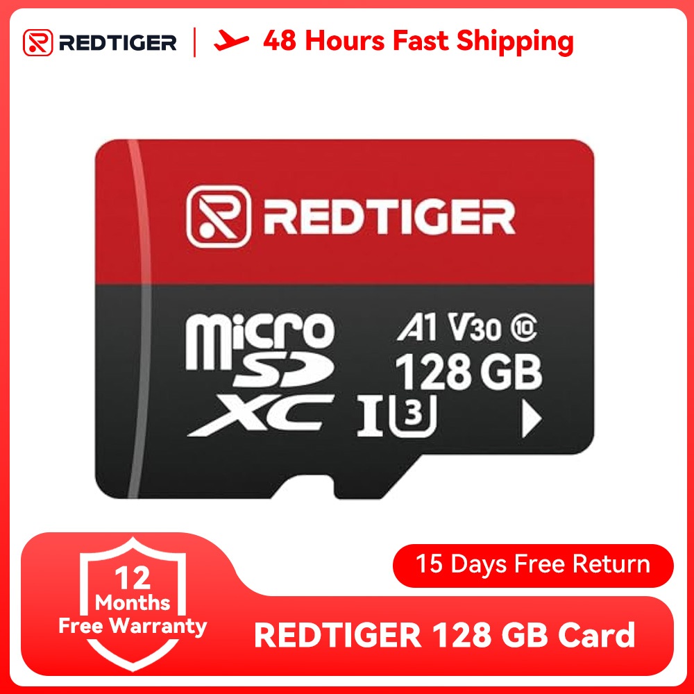 การ์ด REDTIGER 128G สําหรับผลิตภัณฑ์ REDTIGER dashcam ทุกรุ่น