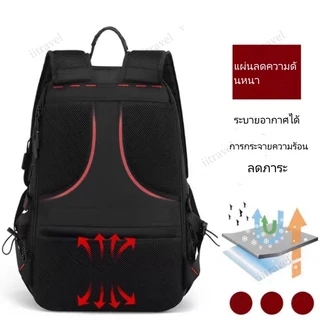 50/80L กระเป๋าเป้กันน้ำ Oxford กันน้ําความจุขนาดใหญ่ชาร์จ Usb กระเป๋าเป้สะพายหลัง