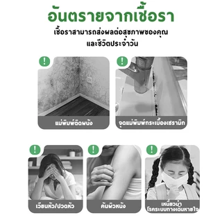 CROWN ยาทำความสะอาดกำจัดรา FUNGICIDE น้ำยากำจัดเชื้อรา สเปรย์ฆ่าเชื้อรา 500ml