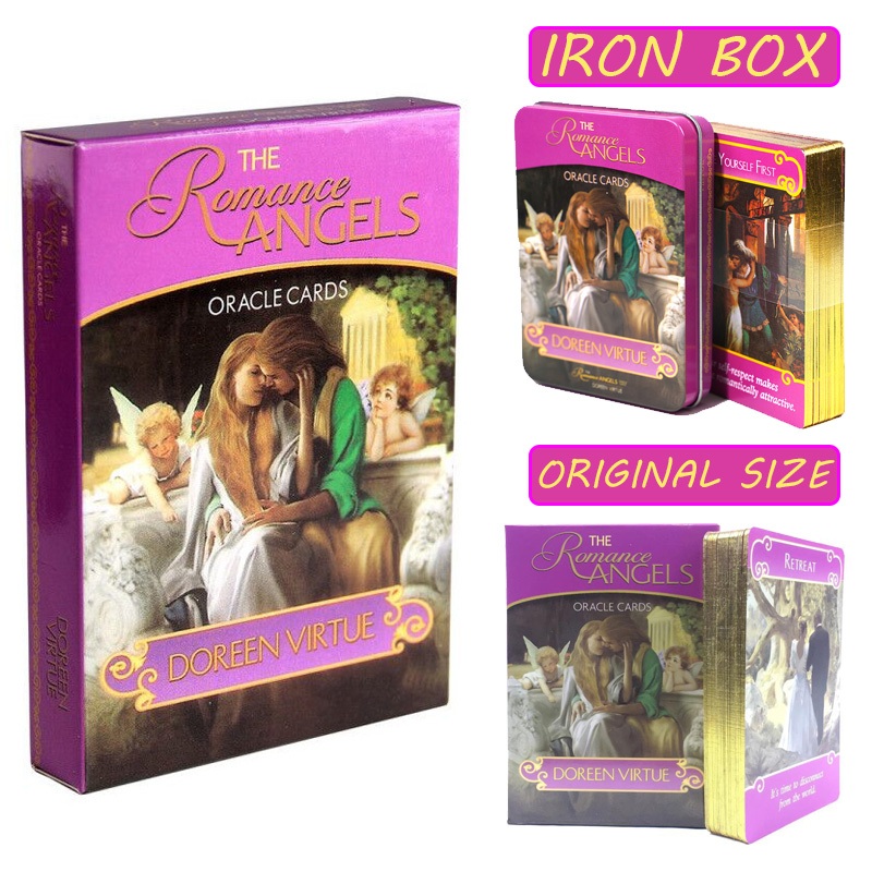 The Romance Angels Oracle Cards การ์ดทํานาย Gilt