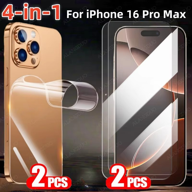(สําหรับIphone Series) ฟิล์มไฮโดรเจลHydrogel iPhone 16 15 14 13 12 12 promax 12pro mini 11Promax 11Pro 11 Xsmax Xs X Xr 8 Plus 6 7 Plus