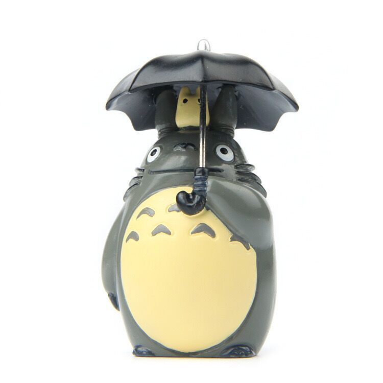 5.8 ซม.มิยาซากิ Hayao อะนิเมะเพื่อนบ้านของฉัน Totoro รูป Totoro เปิดร่มรุ่น Q Mini Dragon Cat PVC ตัวเลขการกระทําตุ๊กตาของเล่น
