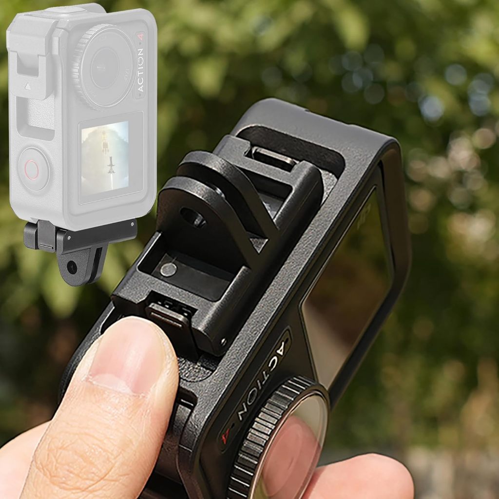 ตัวยึดอะแดปเตอร์แม่เหล็กเข้ากันได้สําหรับ DJI Osmo Action 5 Pro/4/3 อะแดปเตอร์แบบปลดเร็ว - อุปกรณ์เสริม DJI, ขาตั้งกล้องแบบตั้งโปรแกรมได้, เซลฟี่, Vlogging