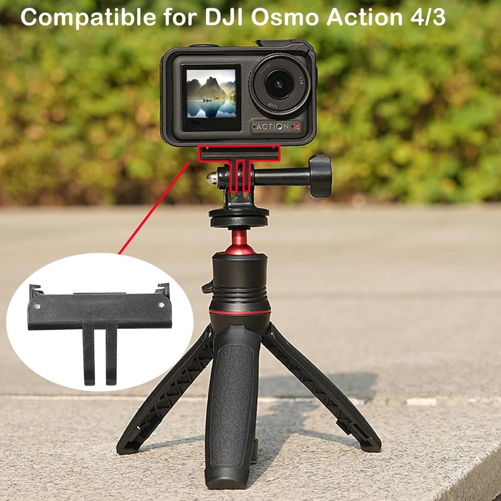 ตัวยึดอะแดปเตอร์แม่เหล็กเข้ากันได้สําหรับ DJI Osmo Action 5 Pro/4/3 อะแดปเตอร์แบบปลดเร็ว - อุปกรณ์เสริม DJI, ขาตั้งกล้องแบบตั้งโปรแกรมได้, เซลฟี่, Vlogging
