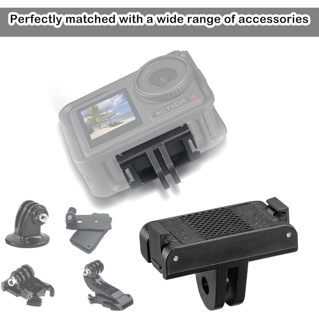 ตัวยึดอะแดปเตอร์แม่เหล็กเข้ากันได้สําหรับ DJI Osmo Action 5 Pro/4/3 อะแดปเตอร์แบบปลดเร็ว - อุปกรณ์เสริม DJI, ขาตั้งกล้องแบบตั้งโปรแกรมได้, เซลฟี่, Vlogging