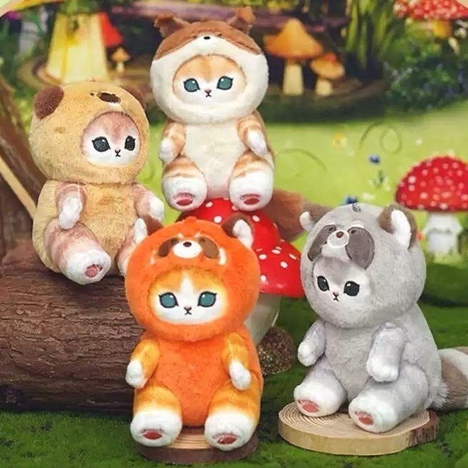 แมวน่ารักของเล่นตุ๊กตาจี้ น่ารัก สัตว์พวงกุญแจลูกแมวของเล่นตุ๊กตาตกแต่งจี้ของขวัญวันหยุด - รูปที่ 2