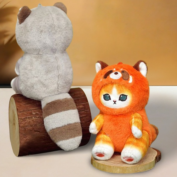 แมวน่ารักของเล่นตุ๊กตาจี้ น่ารัก สัตว์พวงกุญแจลูกแมวของเล่นตุ๊กตาตกแต่งจี้ของขวัญวันหยุด - รูปที่ 4