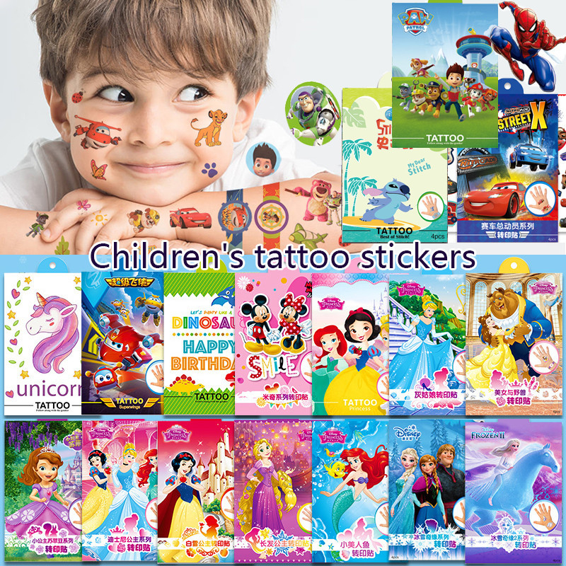 [พร้อมส่ง] Disney แทททูเด็ก รอยสัก แทททู สำหรับเด็ก