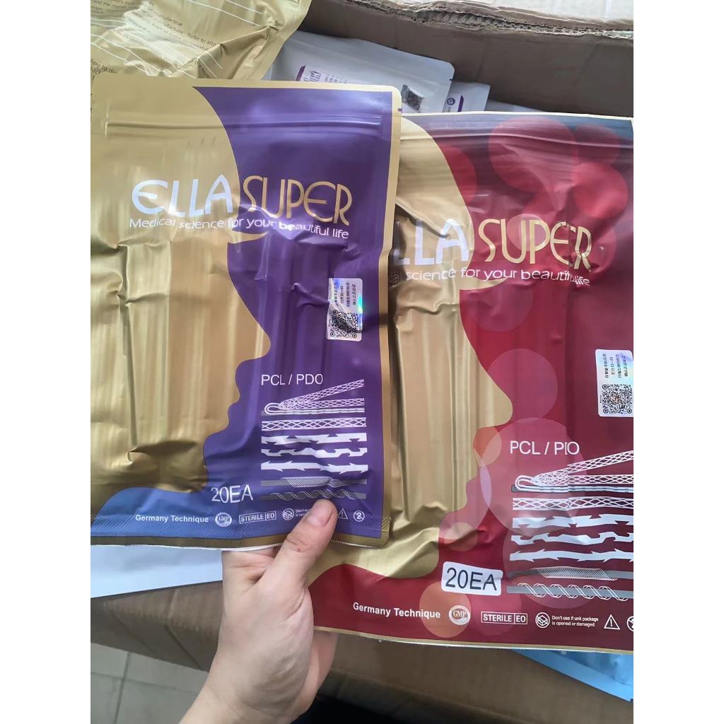 2024 ใหม่ ella ต่อ 20 ชิ้น Multiline PDO/PCL 23g 50 มม. 18g100 มม.
