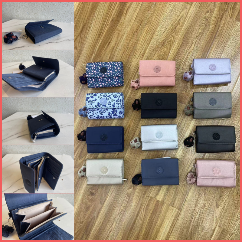 กระเป๋าสตางค์ ใบสั้น พับได้สามทบ สําหรับผู้หญิง AC3710 (หลากสี)