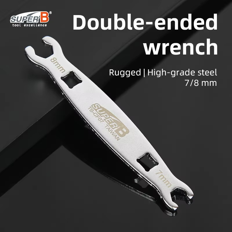 Super B จักรยานซ่อมเครื่องมือ Double-ended ประแจ 7/8 มม. Spanner สําหรับสลักเกลียวบนระบบเบรคไฮดรอลิกจักรยานเครื่องมือบํารุงรักษา