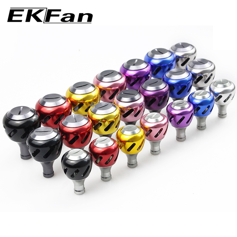 Ekfan สําหรับ daiwa Shimano เส ้ นผ ่ านศูนย ์ กลาง 30/35/40 มม.อลูมิเนียมตกปลา Reel Handle Knobs fit Spinning Reels อุปกรณ ์ เสริมตกปลาให ้ แบริ ่ ง 2 ชิ ้ น