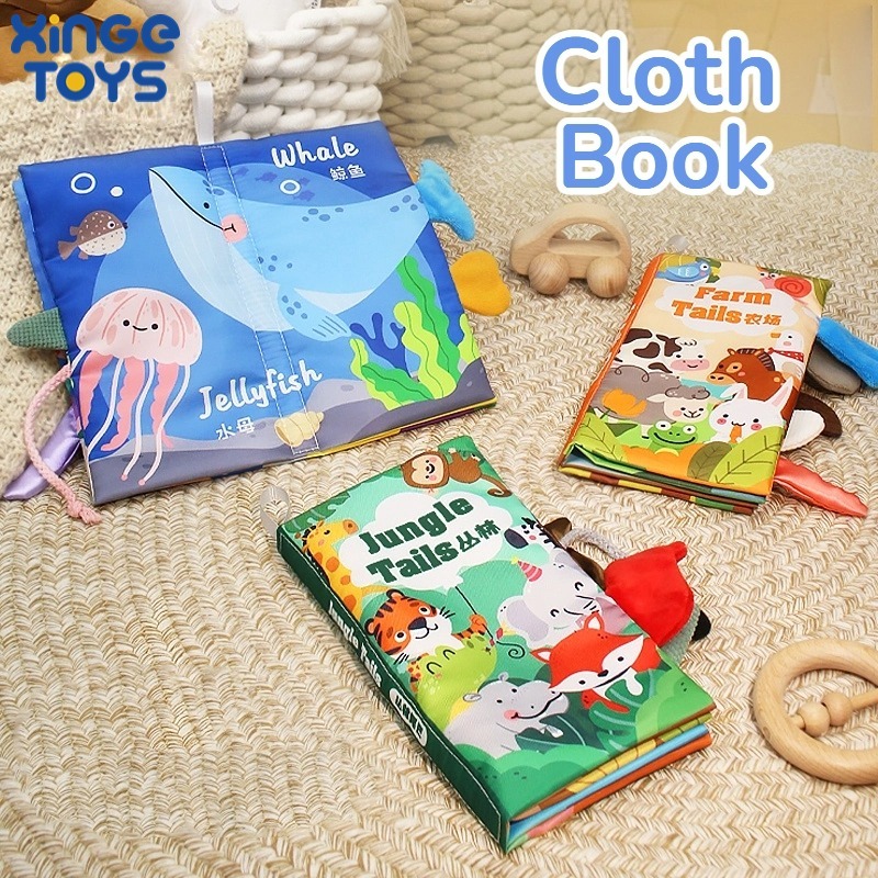 สต็อกพร้อม หนังสือผ้าสําหรับเด็ก หนังสือเงียบ เด็กทารก หนังสือนุ่ม การเรียนรู้ในช่วงต้น หนังสือนุ่ม การศึกษาในช่วงต้น หนังสือภาษาอังกฤษ
