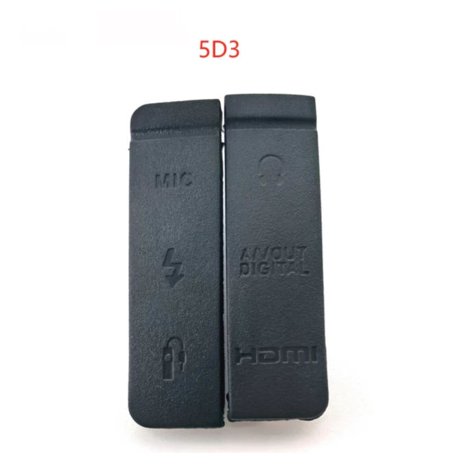 * 1 ชุดใหม่ 6D 5D 5D2 5D3 40D 50D HDMI-เข้ากันได้กับ MIC Cap อินเทอร์เฟซ USB ยางฝาปิดประตูสําหรับ Canon 6D 5D2 5D3 40D 50D กล้อง Part