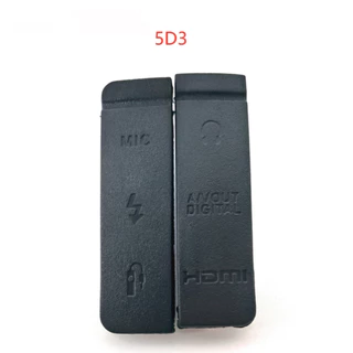* 1 ชุดใหม่ 6D 5D 5D2 5D3 40D 50D HDMI-เข้ากันได้กับ MIC Cap อินเทอร์เฟซ USB ยางฝาปิดประตูสําหรับ Canon 6D 5D2 5D3 40D 50D กล้อง Part