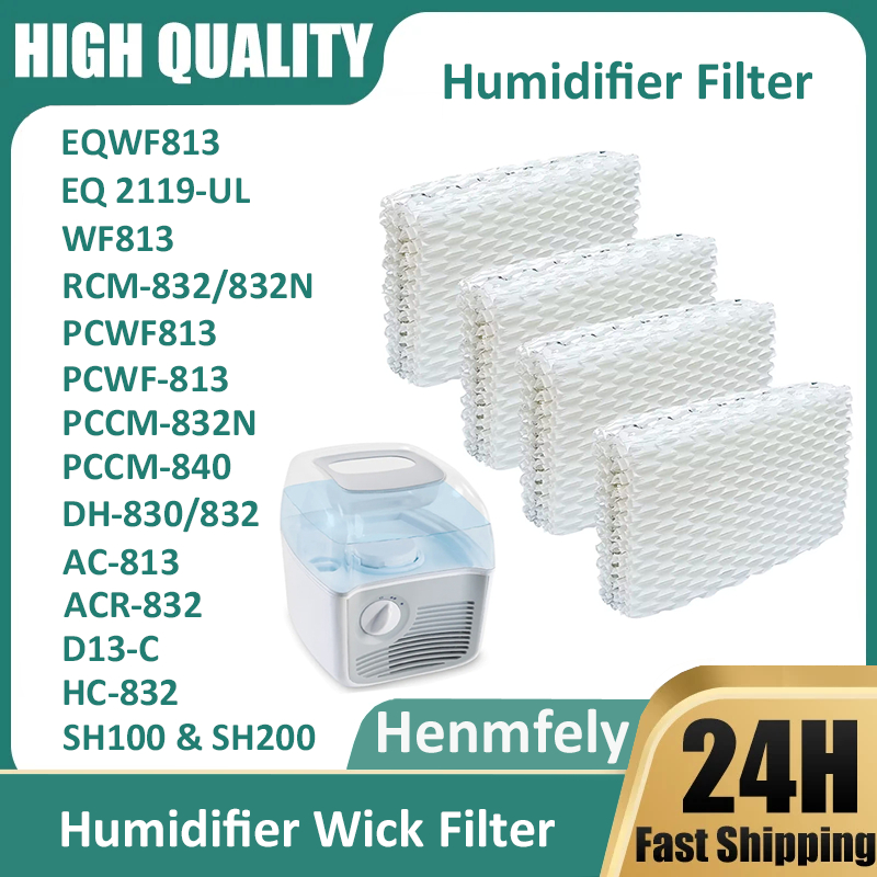 4 แพ็ค WF813 เครื่องทําความชื้นกรองสําหรับ ReliOn RCM-832 RCM-832N ProCare PCWF813 PCWF-813 PCCM-840