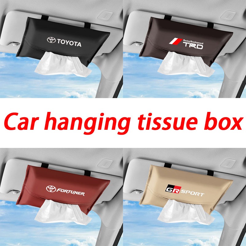 Toyota Car Sunshade หนังกล่องกระดาษทิชชูสายรัดสายรัดสายรัดผ้าเช็ดปากกระเป๋าเดสก์ท็อป VIos Yaris Corolla Cross Veloz Wish Avanza Fortuner Rush Innova raize GR Sport

<p>“><center></p>
<h4></h4>
<p><p><font color=