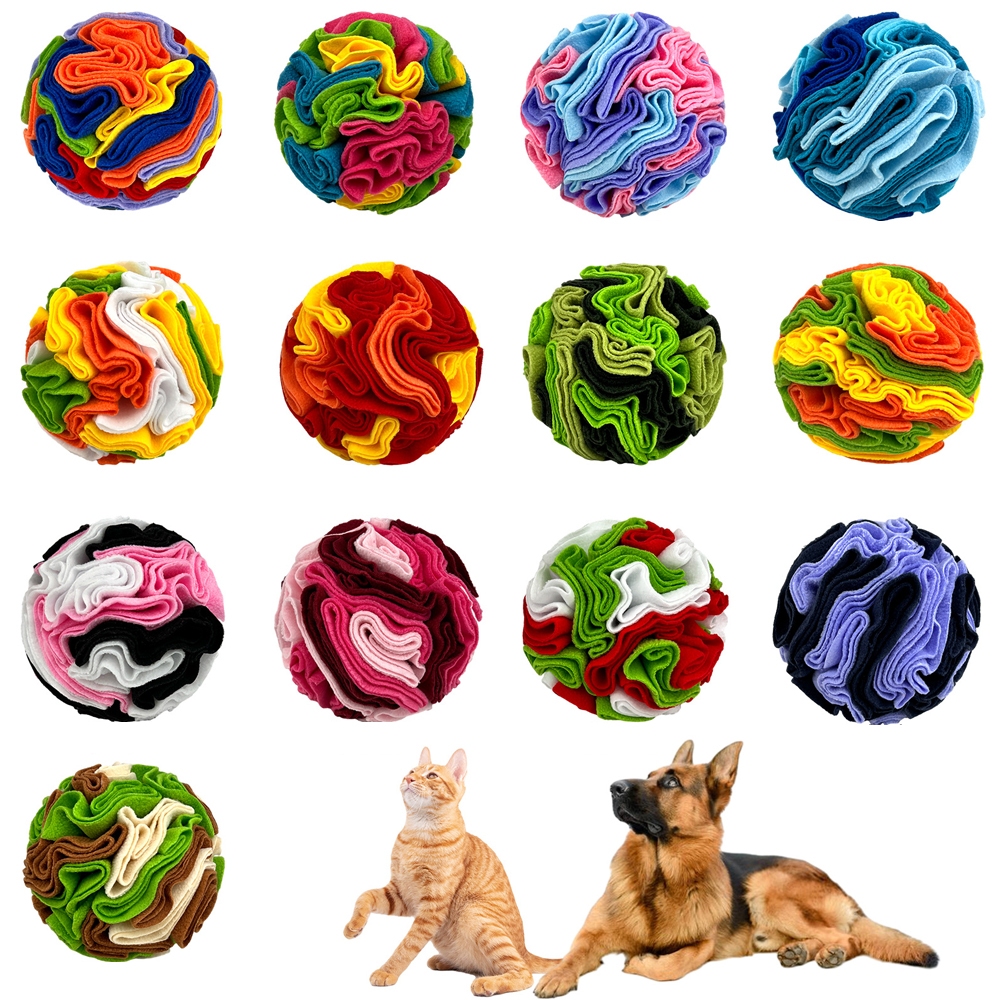 15 ซม.สุนัข Snuffle Ball ของเล่นอาหารสุนัขขนมขบเคี้ยว Feeder สัตว์เลี้ยง IQ การฝึกอบรมของเล่นสัตว์เล