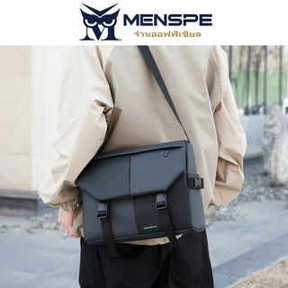 MENSPE แมสเซนเจอร์ กระเป๋าแฟชั่น กันน้ำกันโขม กระเป๋าสะพายข้างความจุใหญ่ กระเป๋าแนวสปอร์ต