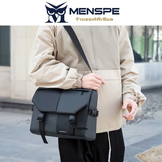 MENSPE แมสเซนเจอร์ กระเป๋าแฟชั่น กันน้ำกันโขม กระเป๋าสะพายข้างความจุใหญ่ กระเป๋าแนวสปอร์ต