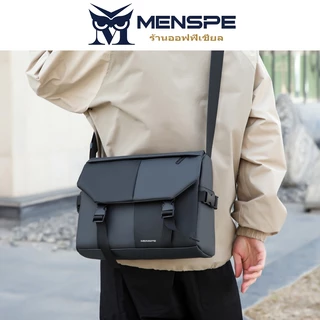 MENSPE แมสเซนเจอร์ กระเป๋าแฟชั่น กันน้ำกันโขม กระเป๋าสะพายข้างความจุใหญ่ กระเป๋าแนวสปอร์ต