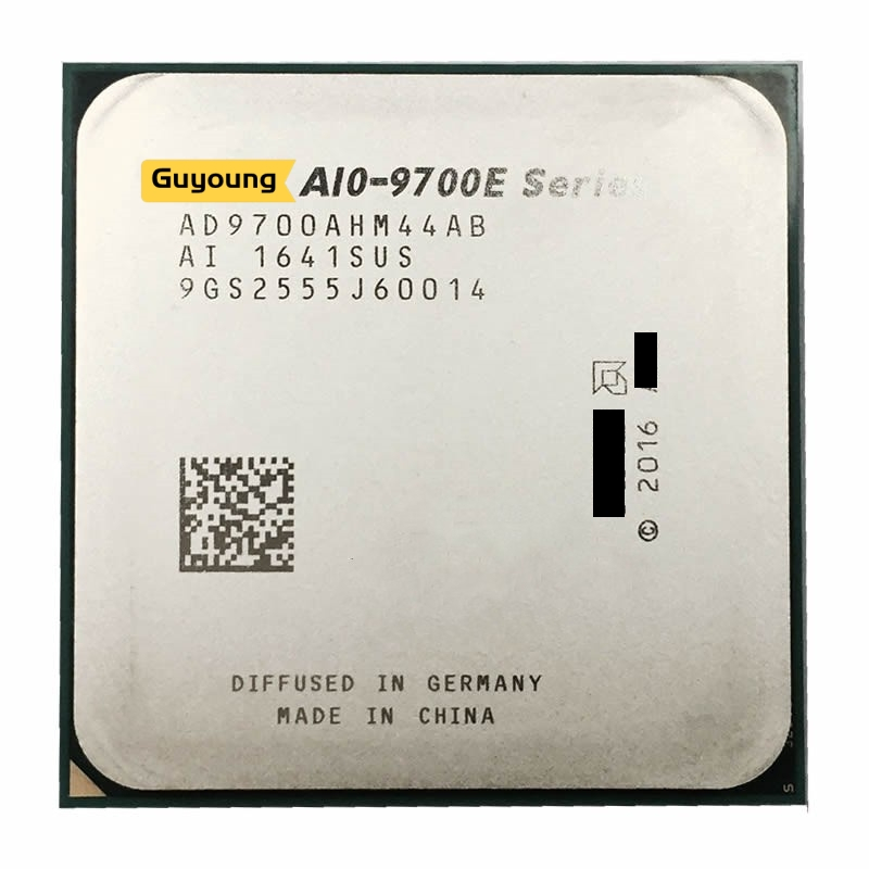 โปรเซสเซอร์ CPU Quad Core YZX A10-Series A10-9700E A10 9700E 3.0 GHz AD9700AHM44AB ซ็อกเก็ต AM4