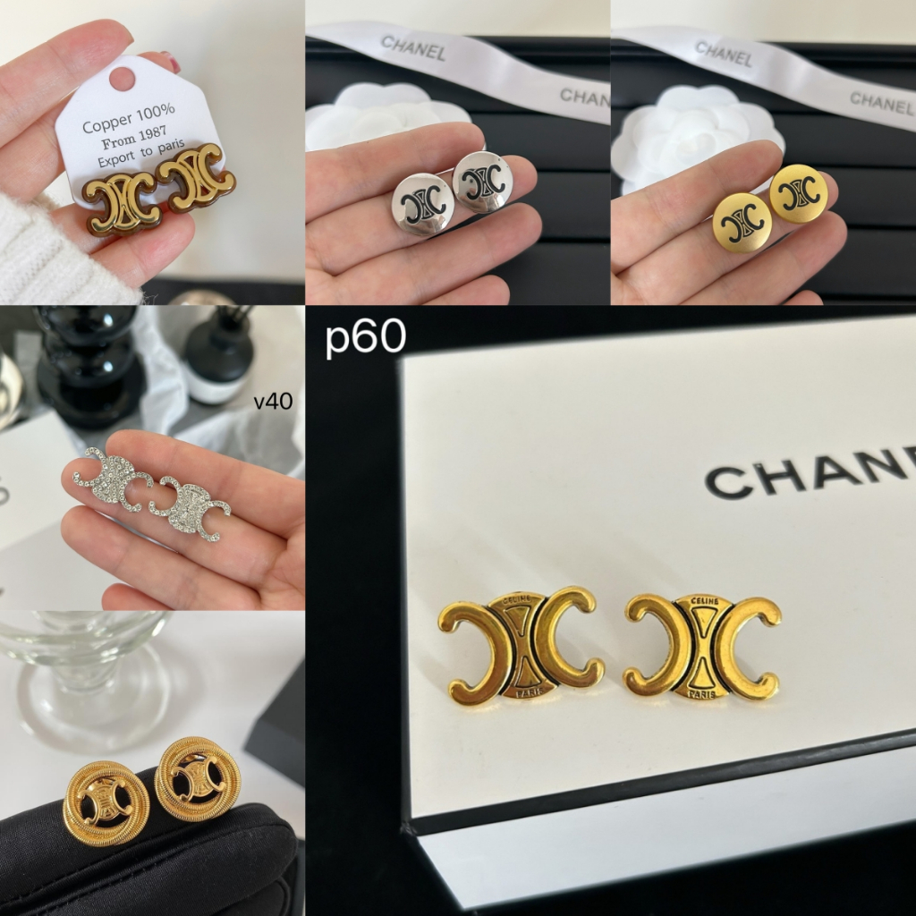 Triumphal Arch Series ต่างหูผู้หญิงอินเทรนด์, Simple Dainty Paperclip Square Chain Link Dangle Hoops ต่างหู Pin Stud Huggie ต่างหูน้ําหนักเบาเครื่องประดับทองสําหรับคริสต์มาส