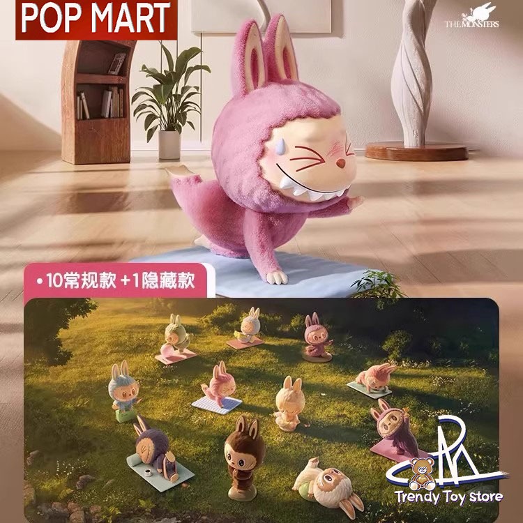 [คลังสินค้าพร้อม] ฟิกเกอร์ labubu Lazy Yoga Series [THE MONSTERS Lazy Yoga]