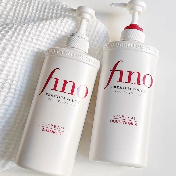 【 💯%From Japan 】Shiseido Fino Premium Touch hair Shampoo / Conditioner 550ml แชมพู / ครีมนวด. ช่วยฟื้นฟูผมเสีย เส้นผมแข็งแรง. ครีมนวดผม